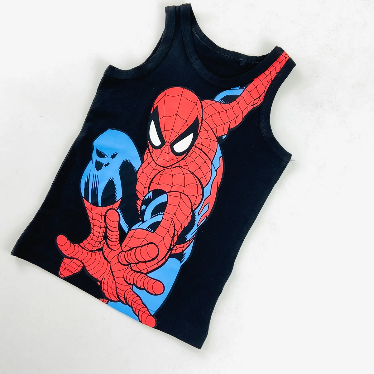 Baby Boys Cute Summer Spider Man Printed Cotton Tank Top - Image 13