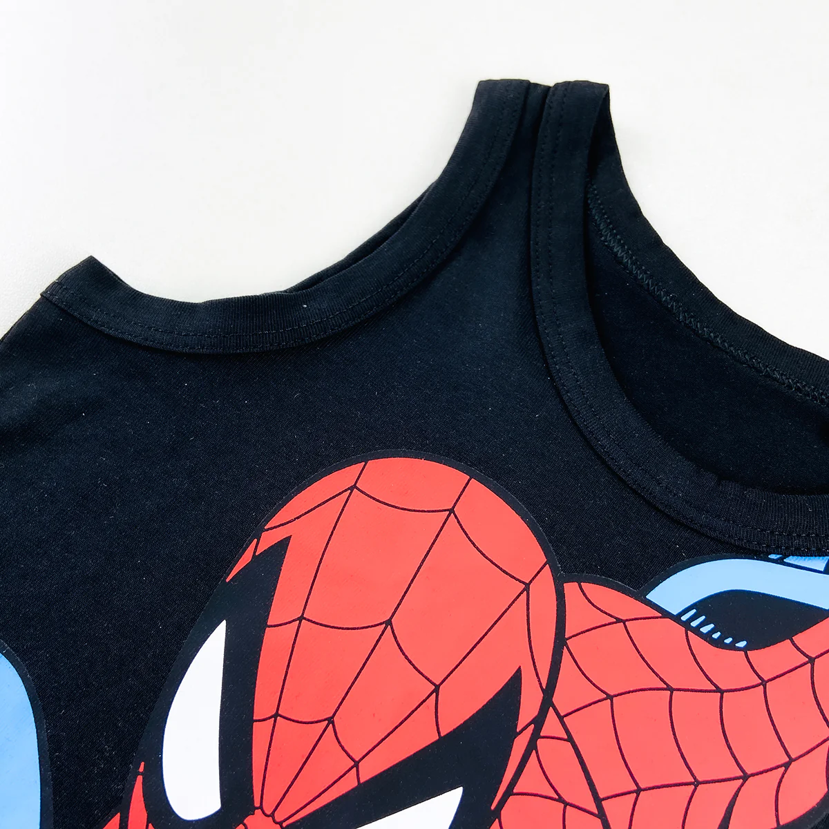 Baby Boys Cute Summer Spider Man Printed Cotton Tank Top - Image 8