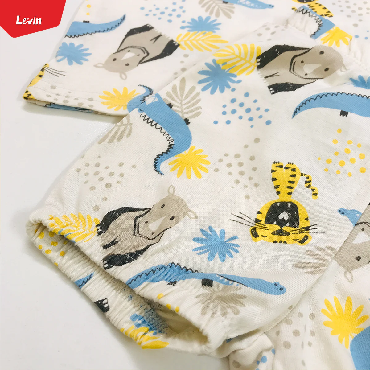 Unisex 2 in 1 Cotton T-shirt and Shorts Baby Set - Image 13