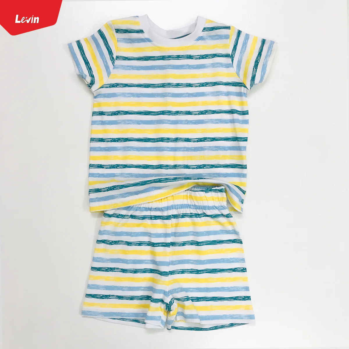 Unisex 2 in 1 Cotton T-shirt and Shorts Baby Set - Image 5