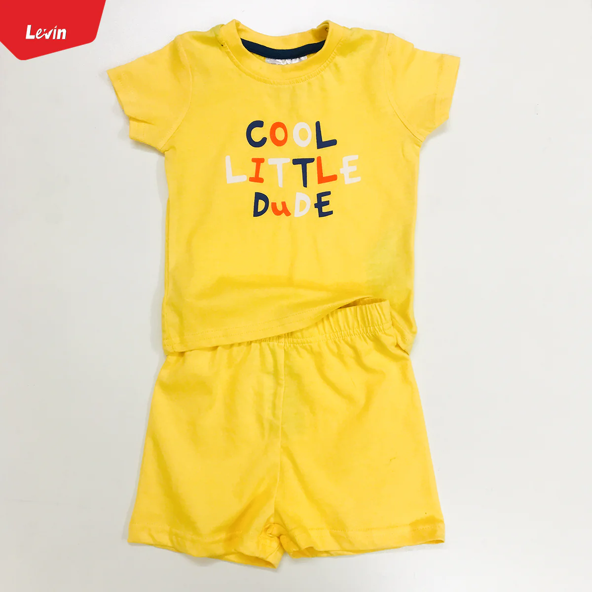 Unisex 2 in 1 Cotton T-shirt and Shorts Baby Set - Image 9