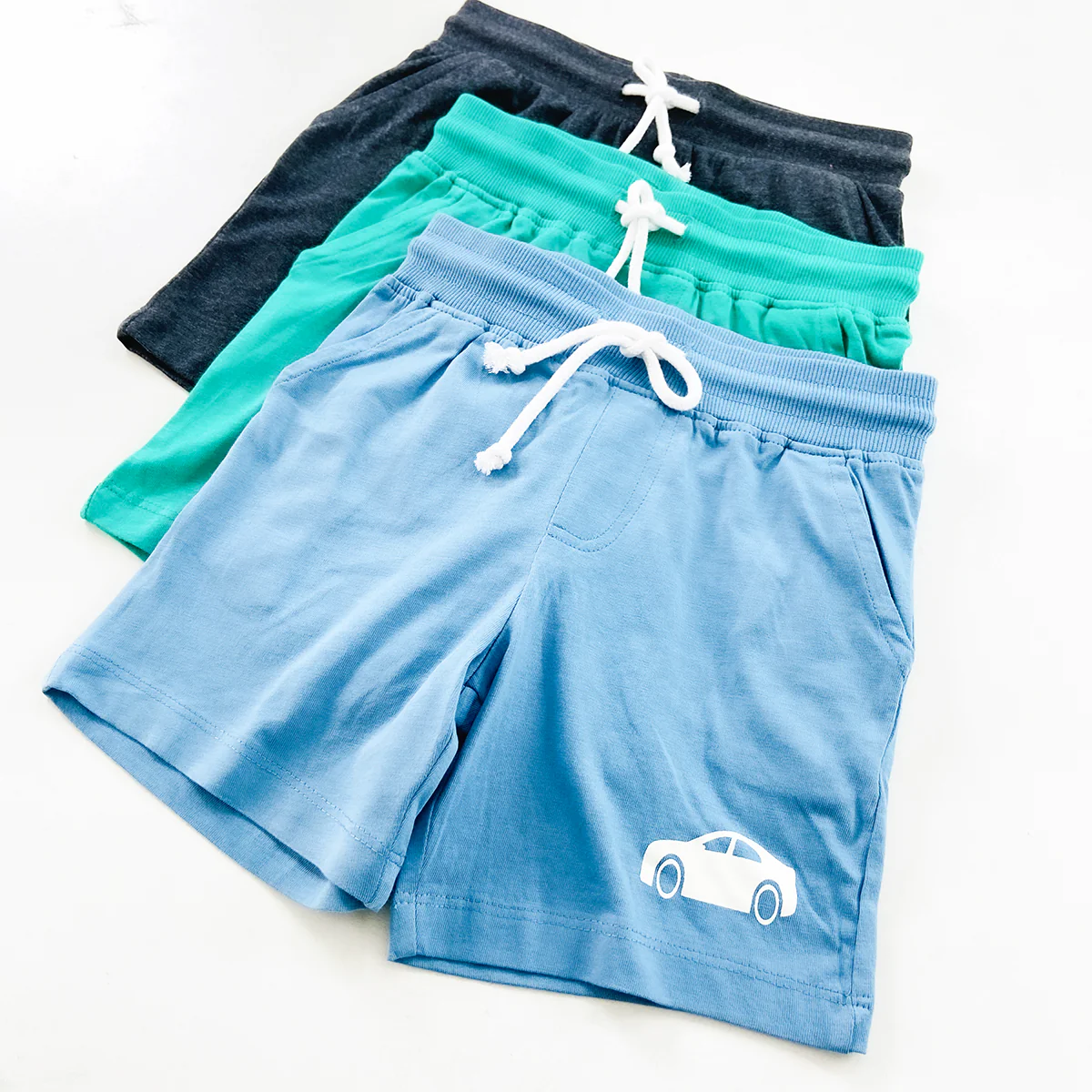 Baby Boys Soft Cotton Summer Shorts with Drawstring - Image 7