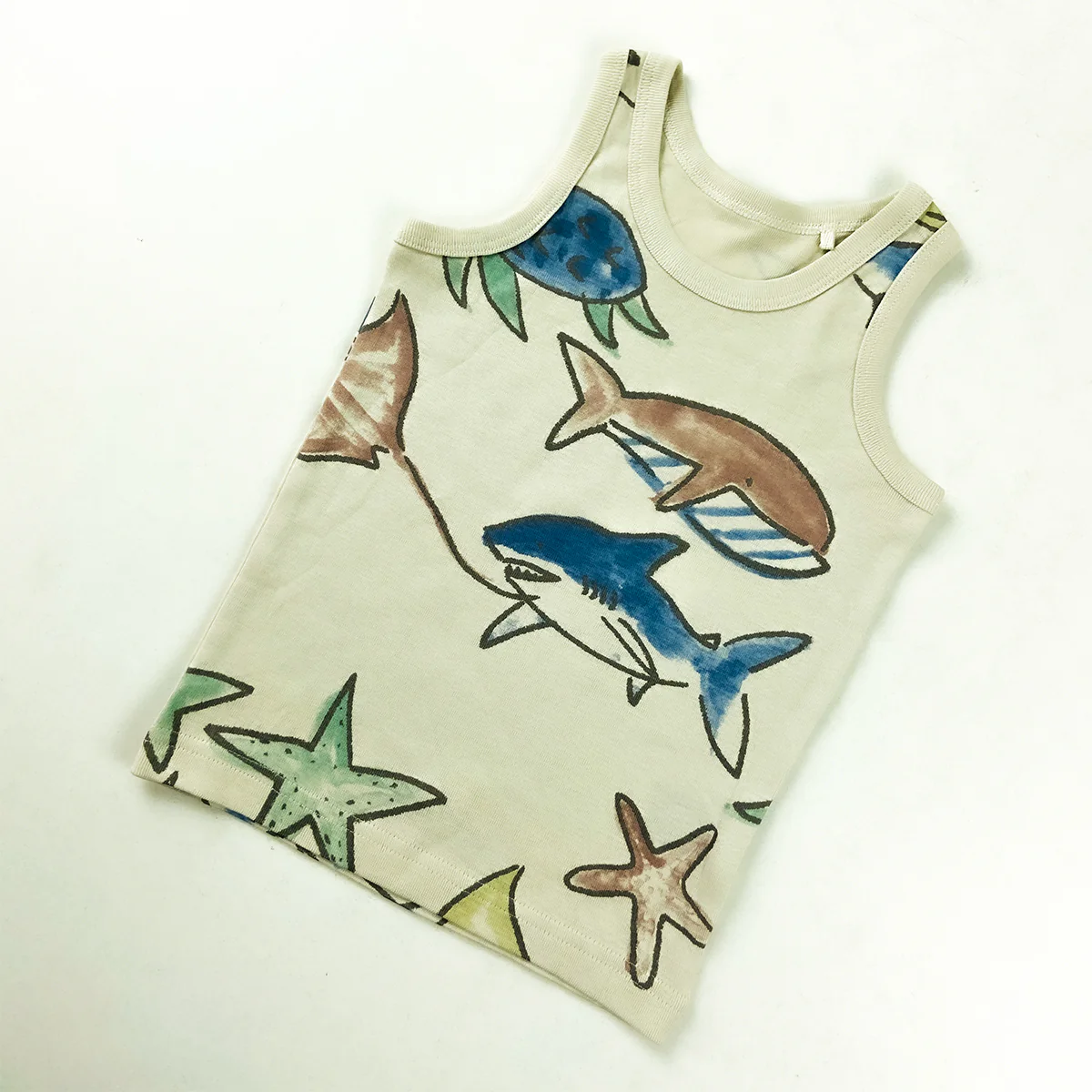 Baby Boys Summer Printed Cotton Tank Top - Image 10