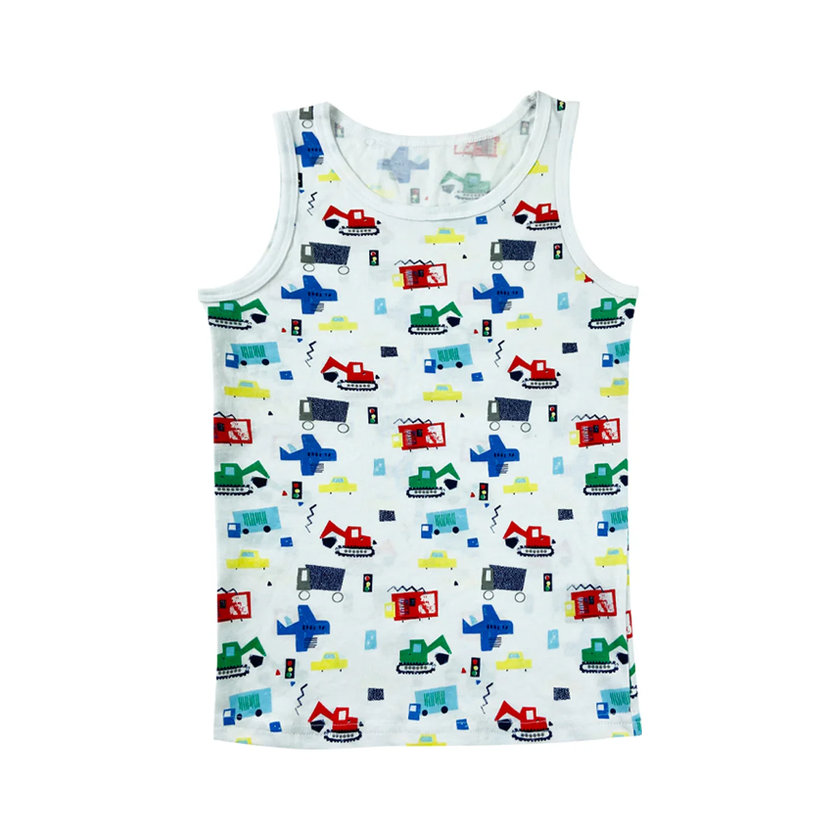 Baby Boys Summer Printed Cotton Tank Top - Image 14