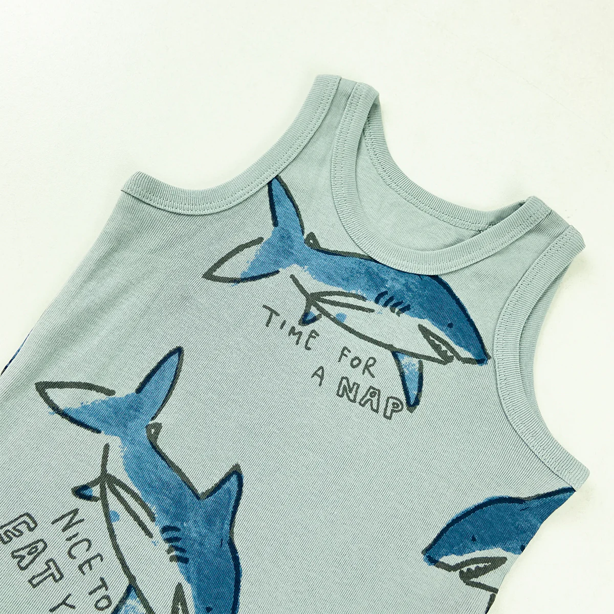 Baby Boys Summer Printed Cotton Tank Top - Image 19