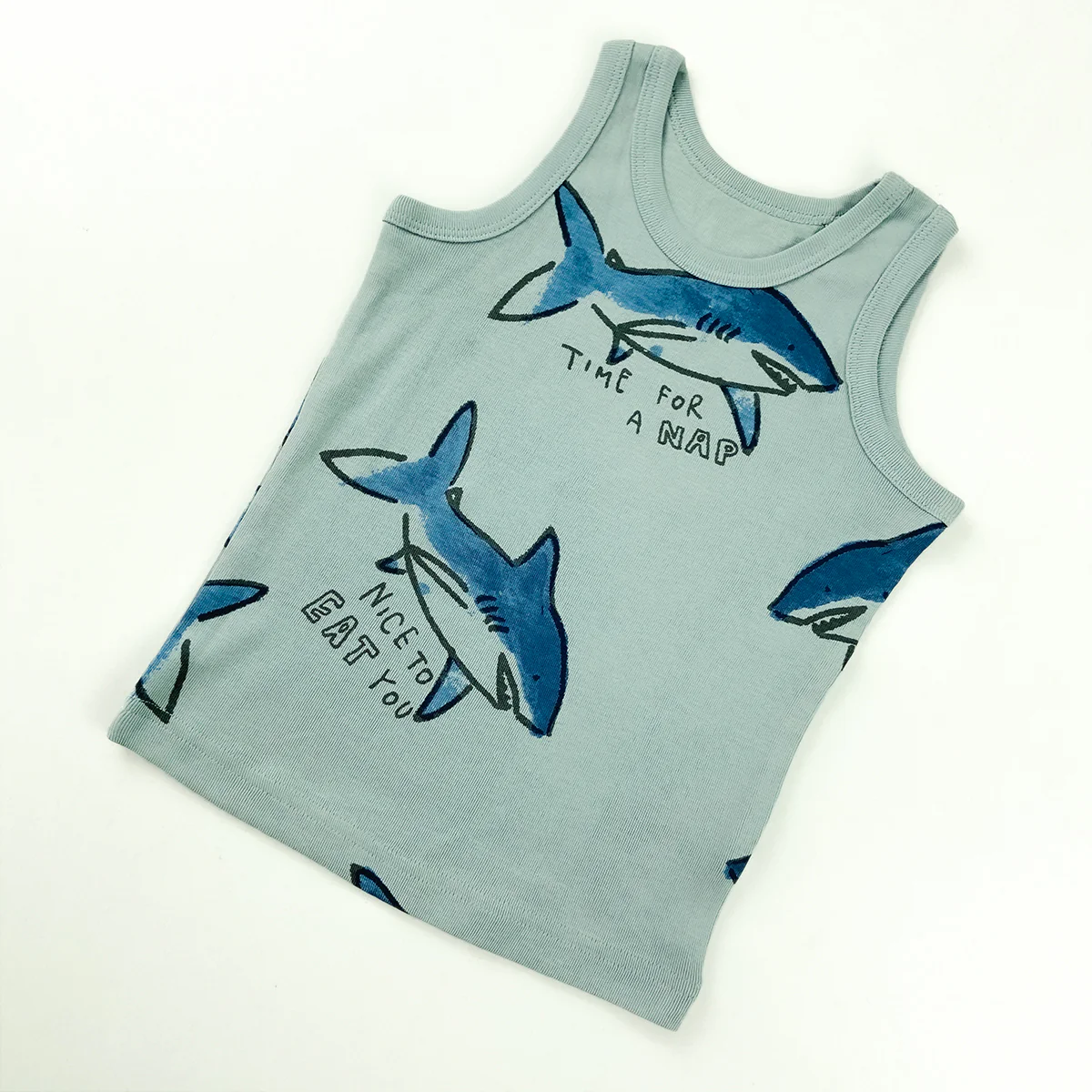 Baby Boys Summer Printed Cotton Tank Top - Image 20
