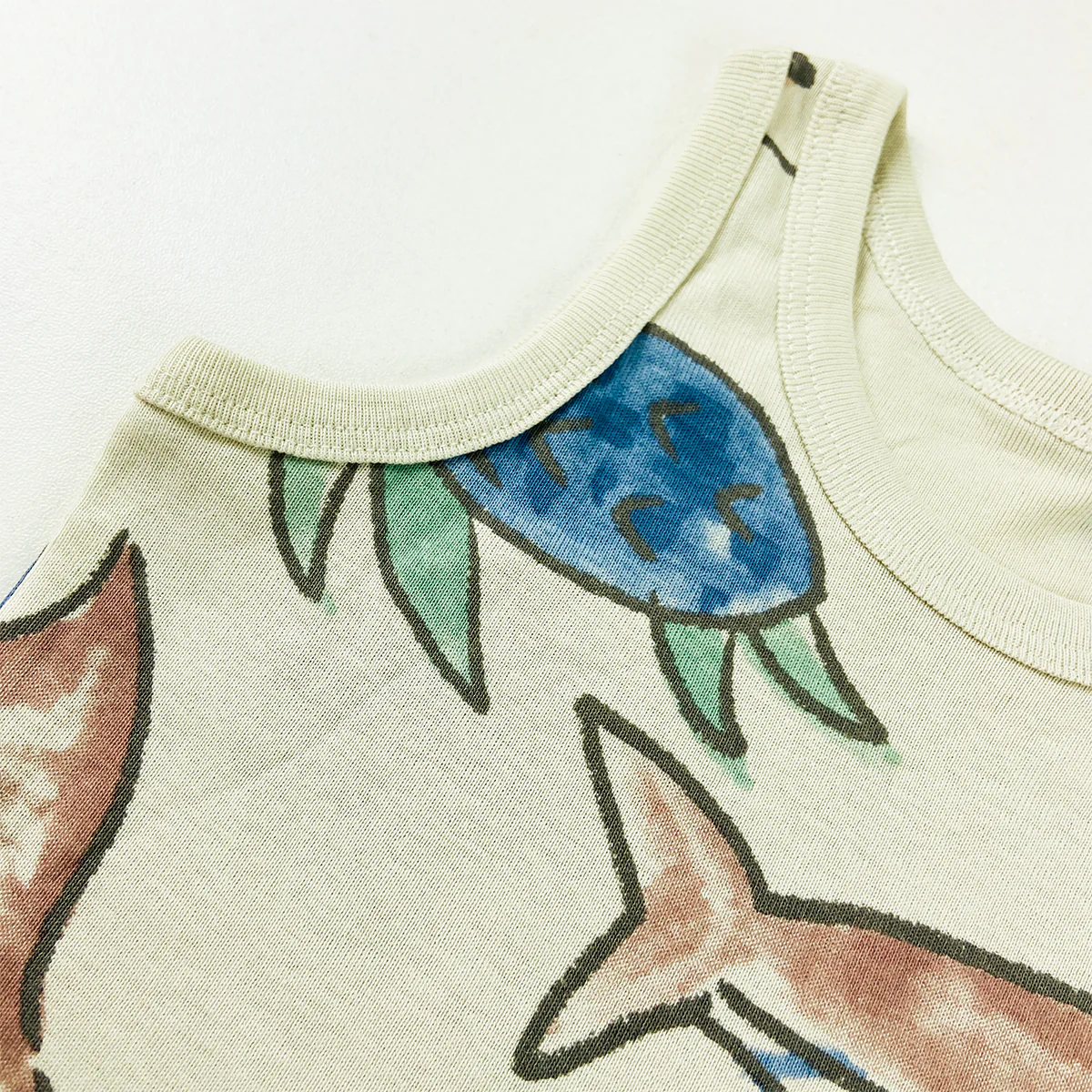 Baby Boys Summer Printed Cotton Tank Top - Image 9