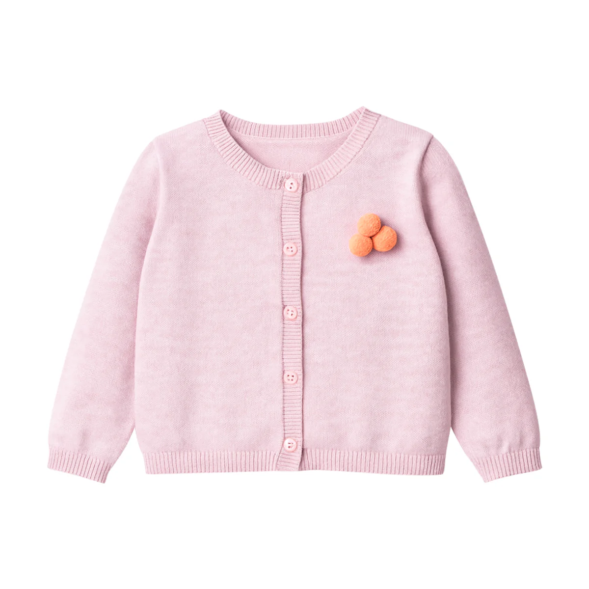 Baby Girls Cotton Knitted Cardigan Sweater - Image 13