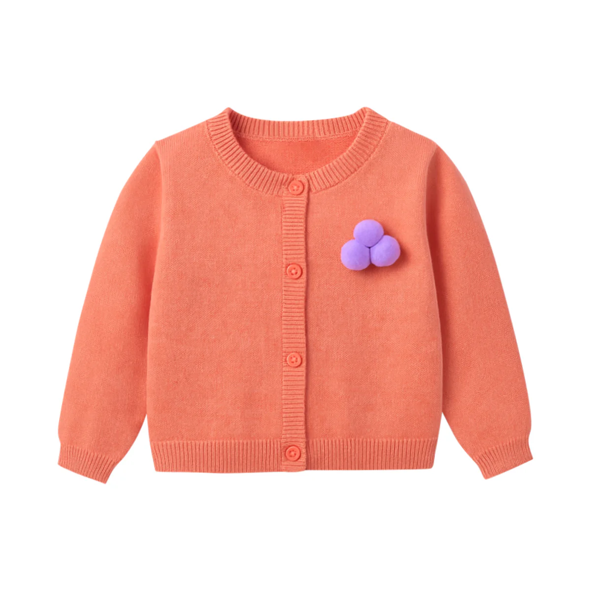 Baby Girls Cotton Knitted Cardigan Sweater - Image 17