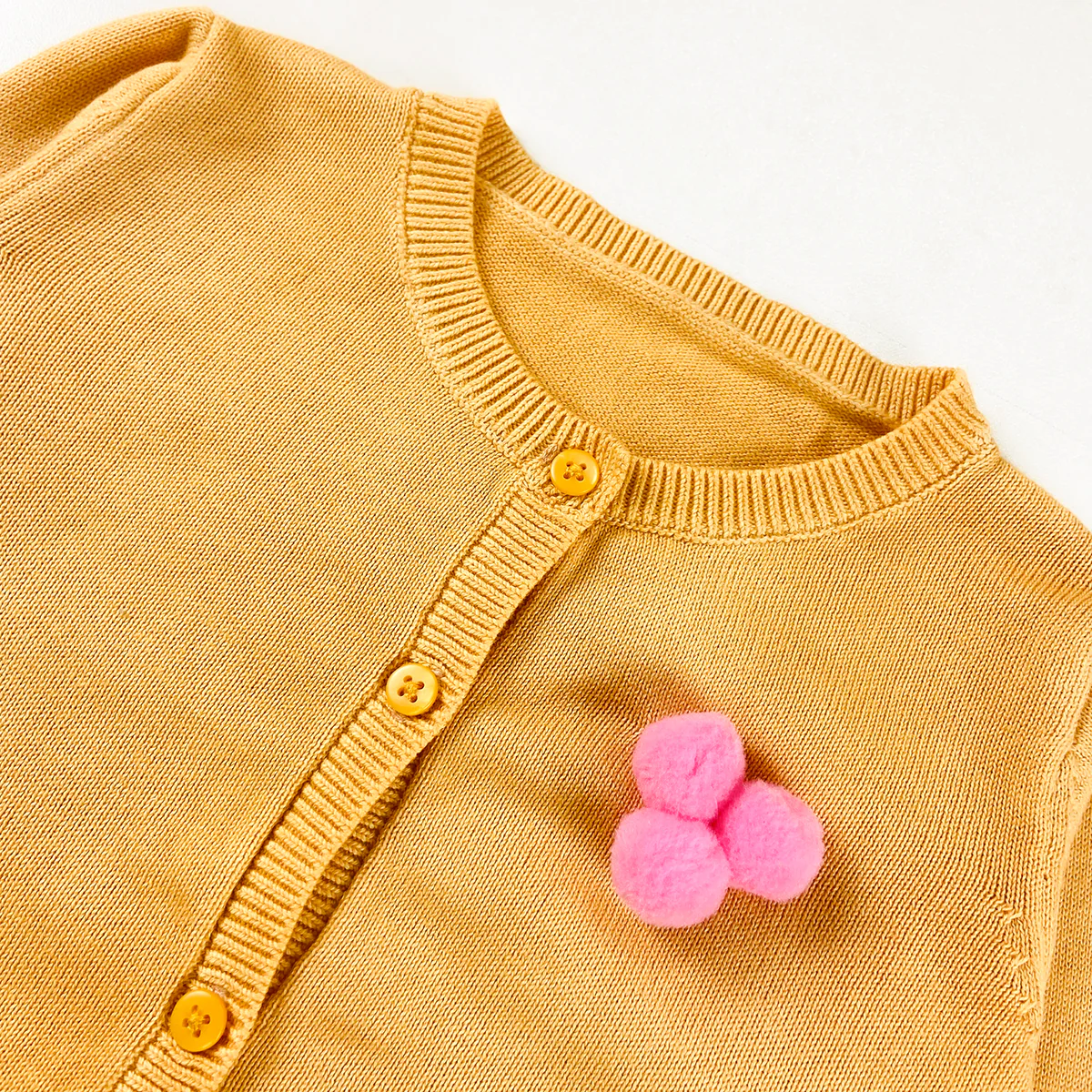 Baby Girls Cotton Knitted Cardigan Sweater - Image 8