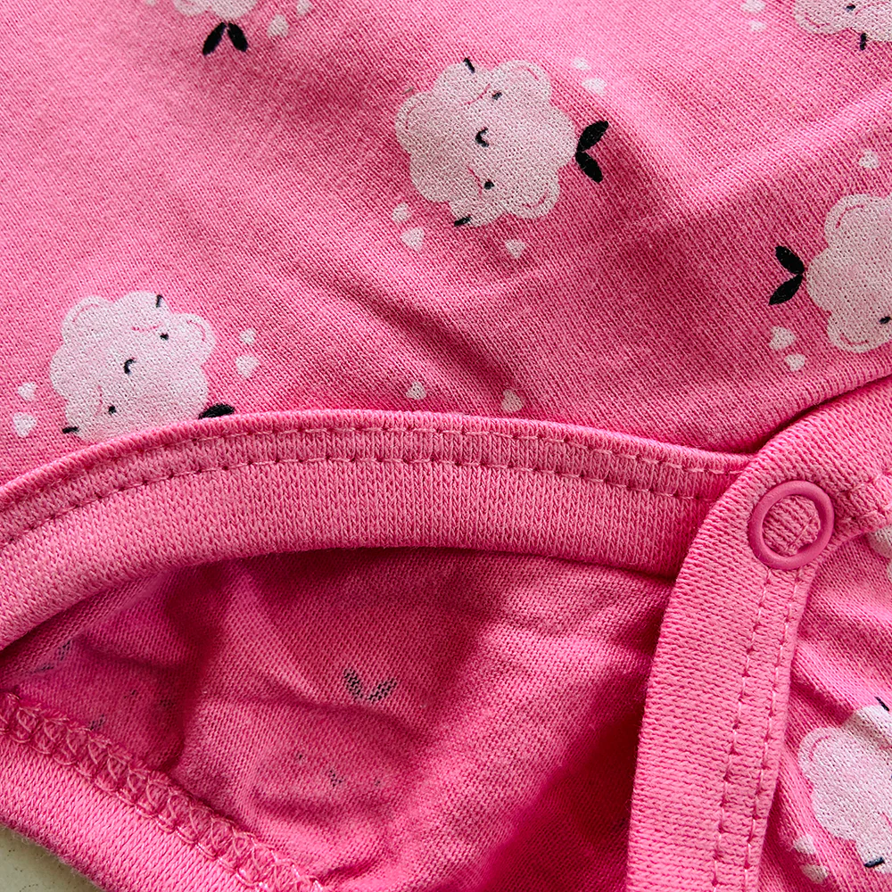 Baby Half Sleeve Organic Cotton Printed  Romper - Image 5