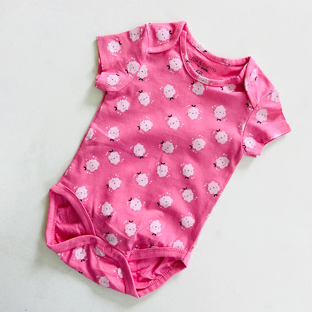 Baby Half Sleeve Organic Cotton Printed  Romper - Image 6