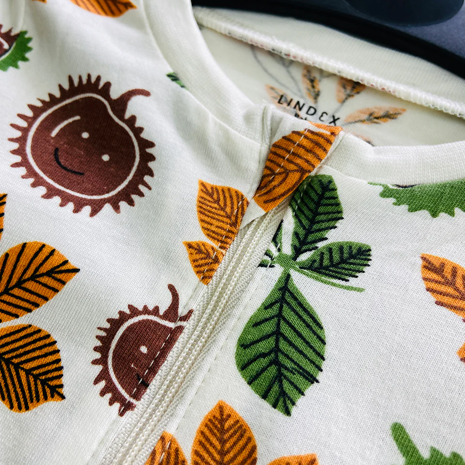 Baby Organic Cotton Printed Sleepsuit Full Body Romper - Image 35