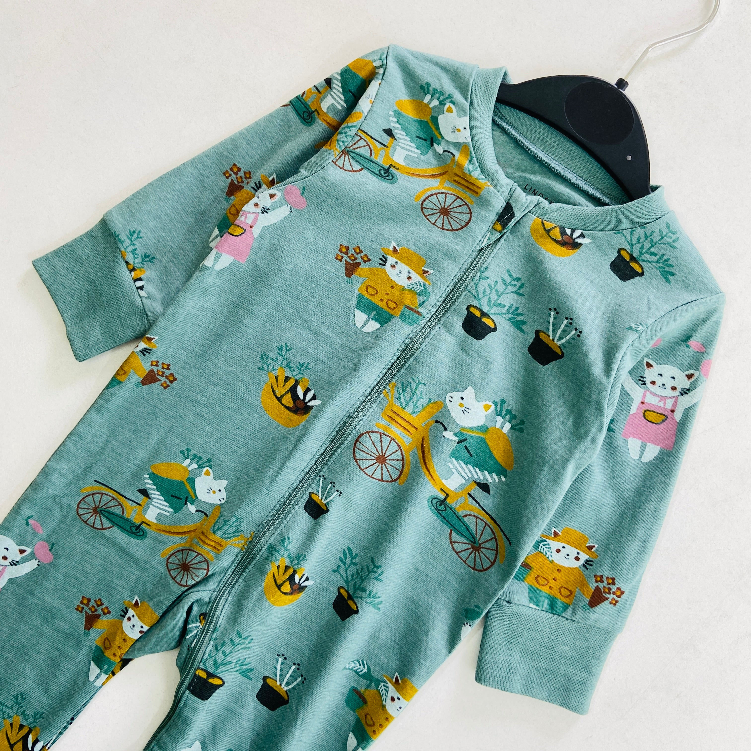 Baby Organic Cotton Printed Sleepsuit Full Body Romper - Image 39