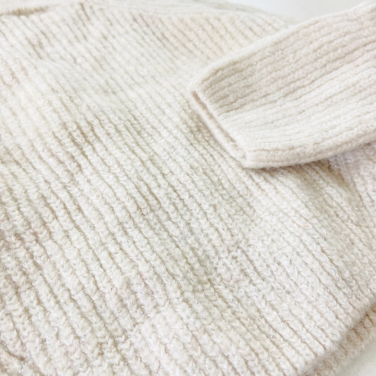 Kids Ribbed Knit Pullover Mock Neck Sweater - Image 8