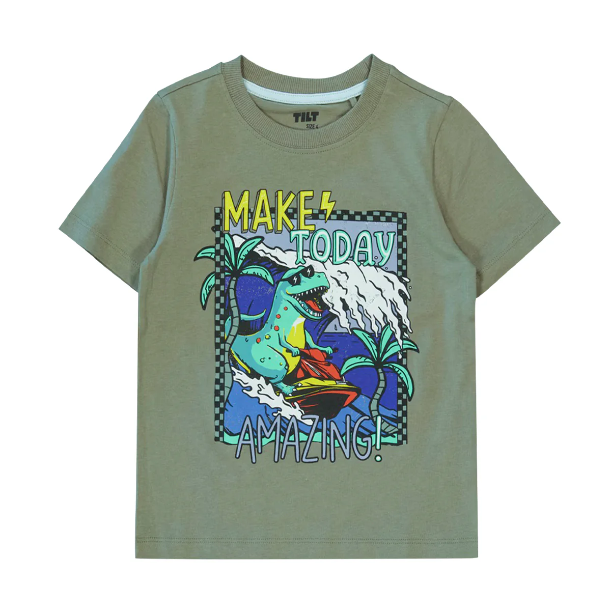 Boys Fun Printed Half Sleeve Soft, Comfortable Cotton T-Shirt - Image 15