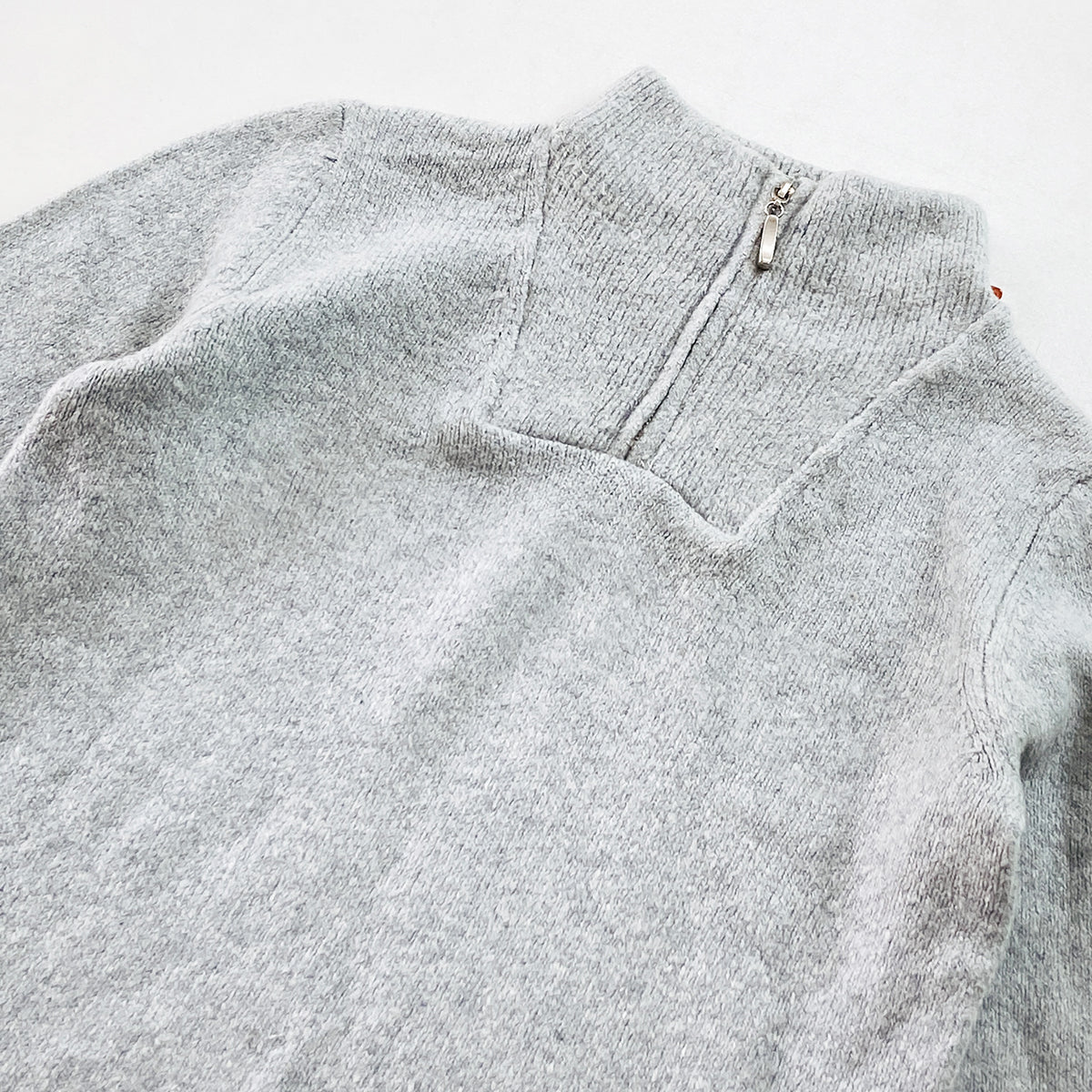 Boys Heather Knit Quarter Zip Winter Pullover Sweater - Image 6