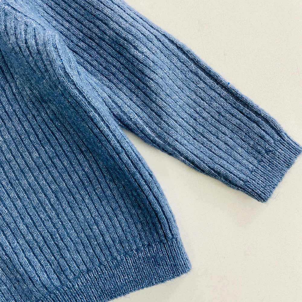 Baby Boys Long Sleeve Knit Cotton Sweater - Image 4