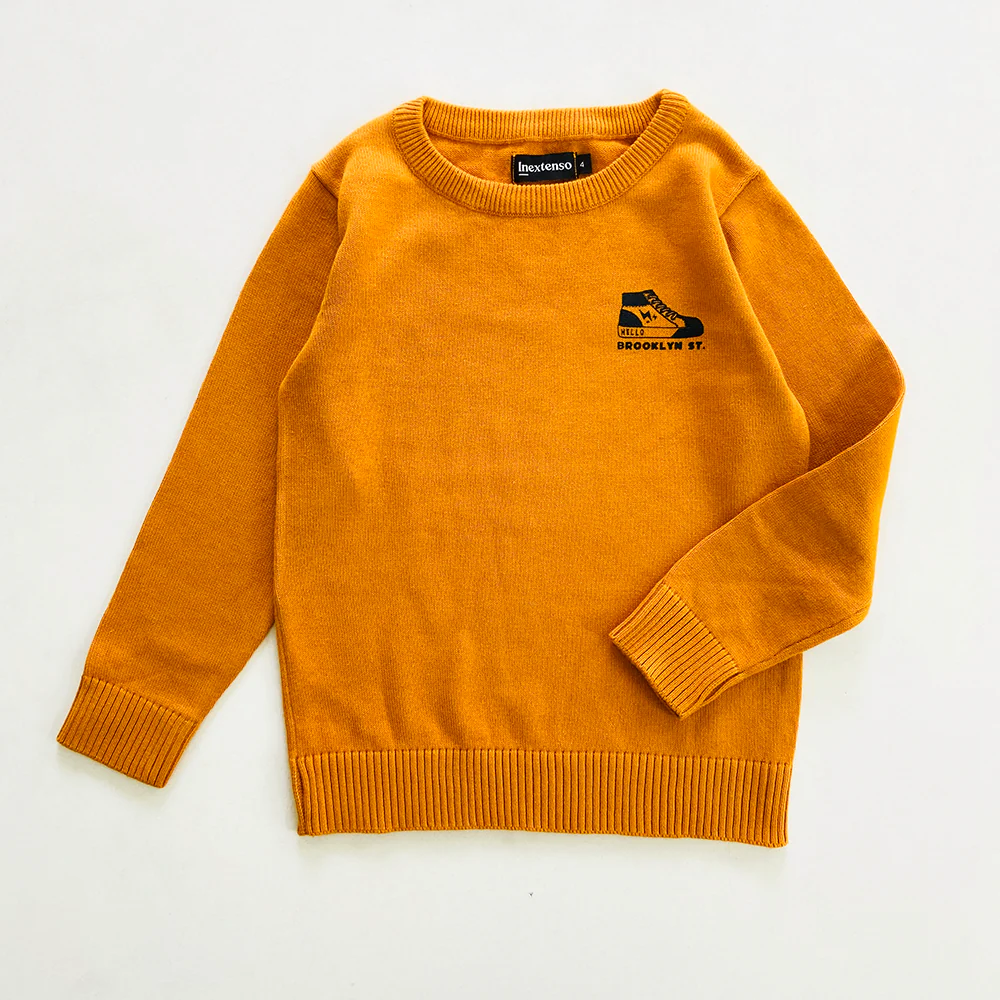 Boys Long Sleeve Solid Pullover Sweater - Image 7