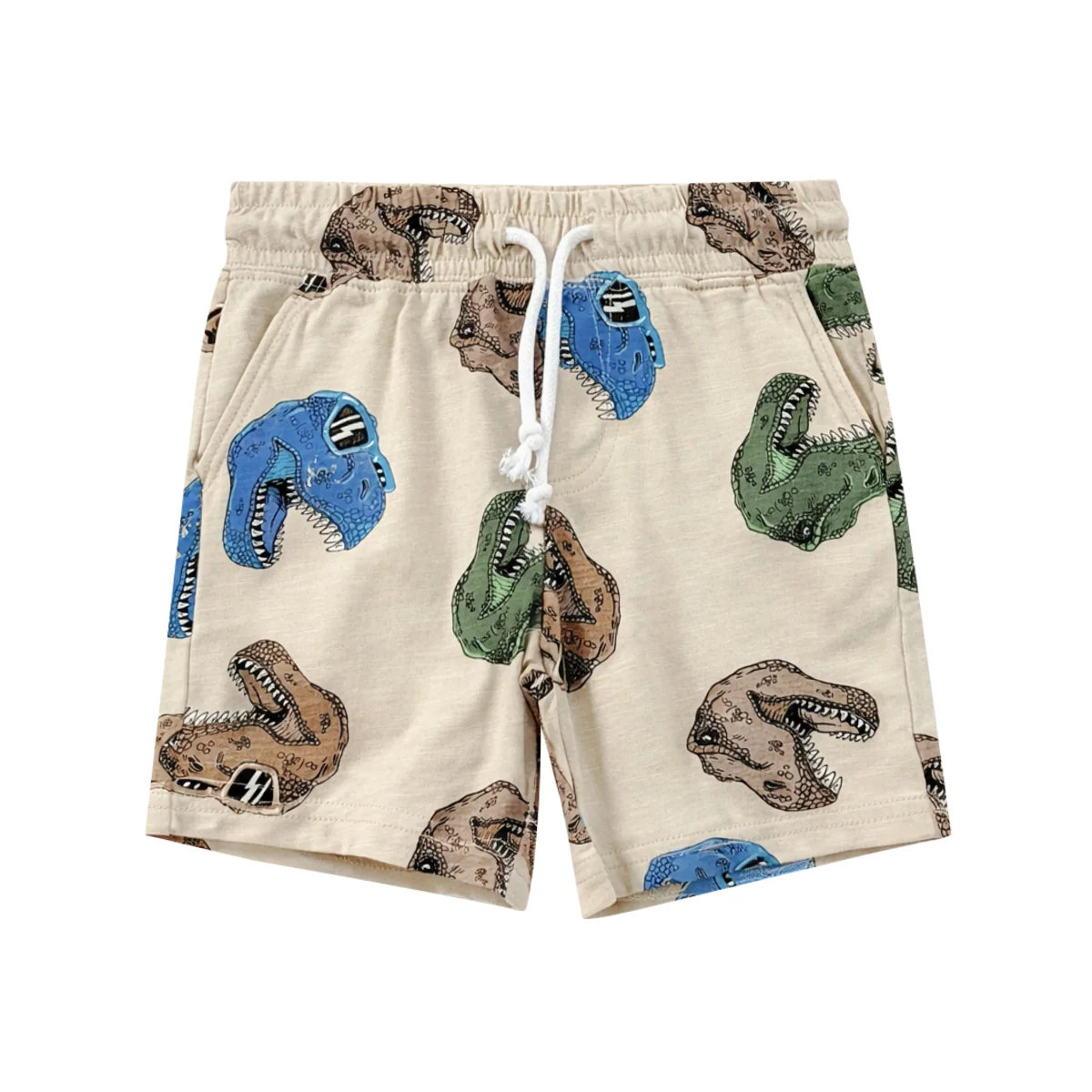 Boys Printed Cotton Summer Soft Breathable Casual Shorts With Pocket - Image 14