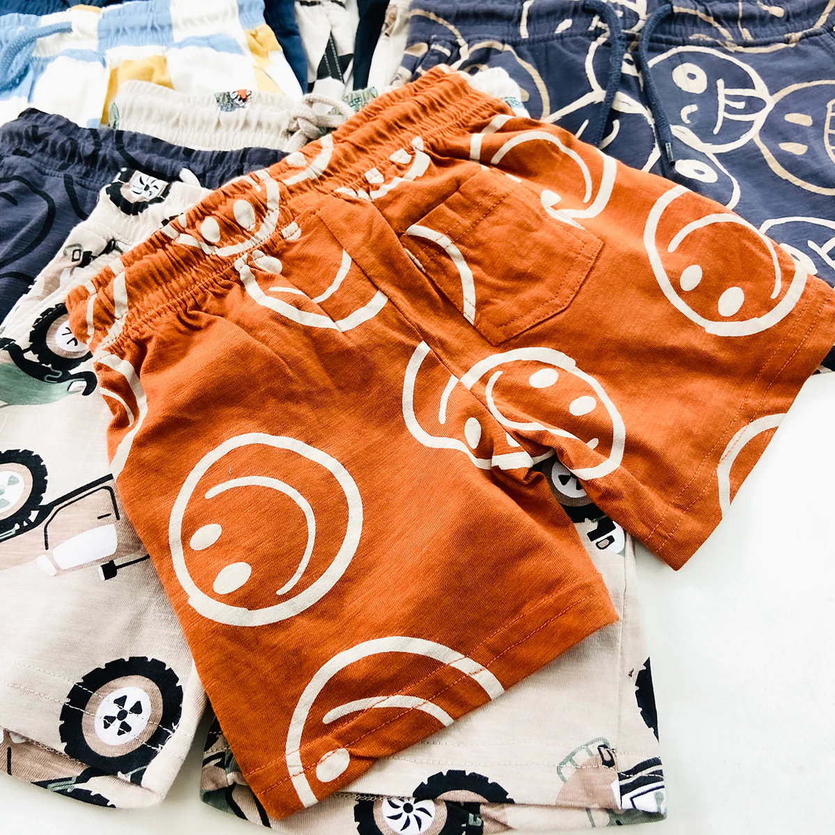 Boys Printed Cotton Summer Soft Breathable Casual Shorts With Pocket - Image 5