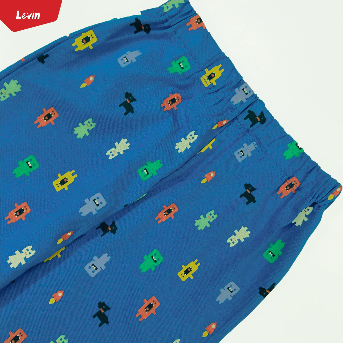 Boys Printed Elastic Waist Cotton Trouser Pant For Baby Boys - Image 8