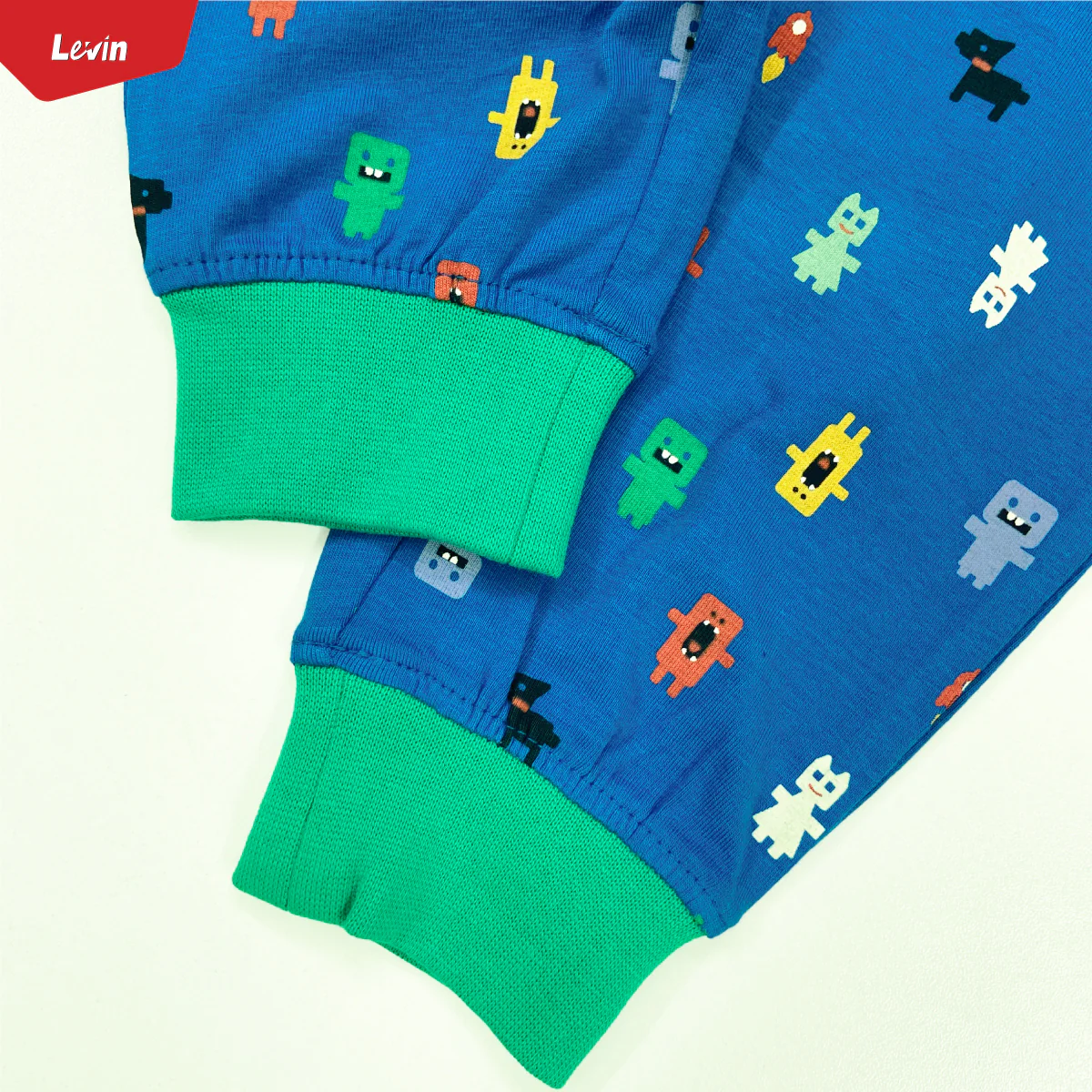 Boys Printed Elastic Waist Cotton Trouser Pant For Baby Boys - Image 9
