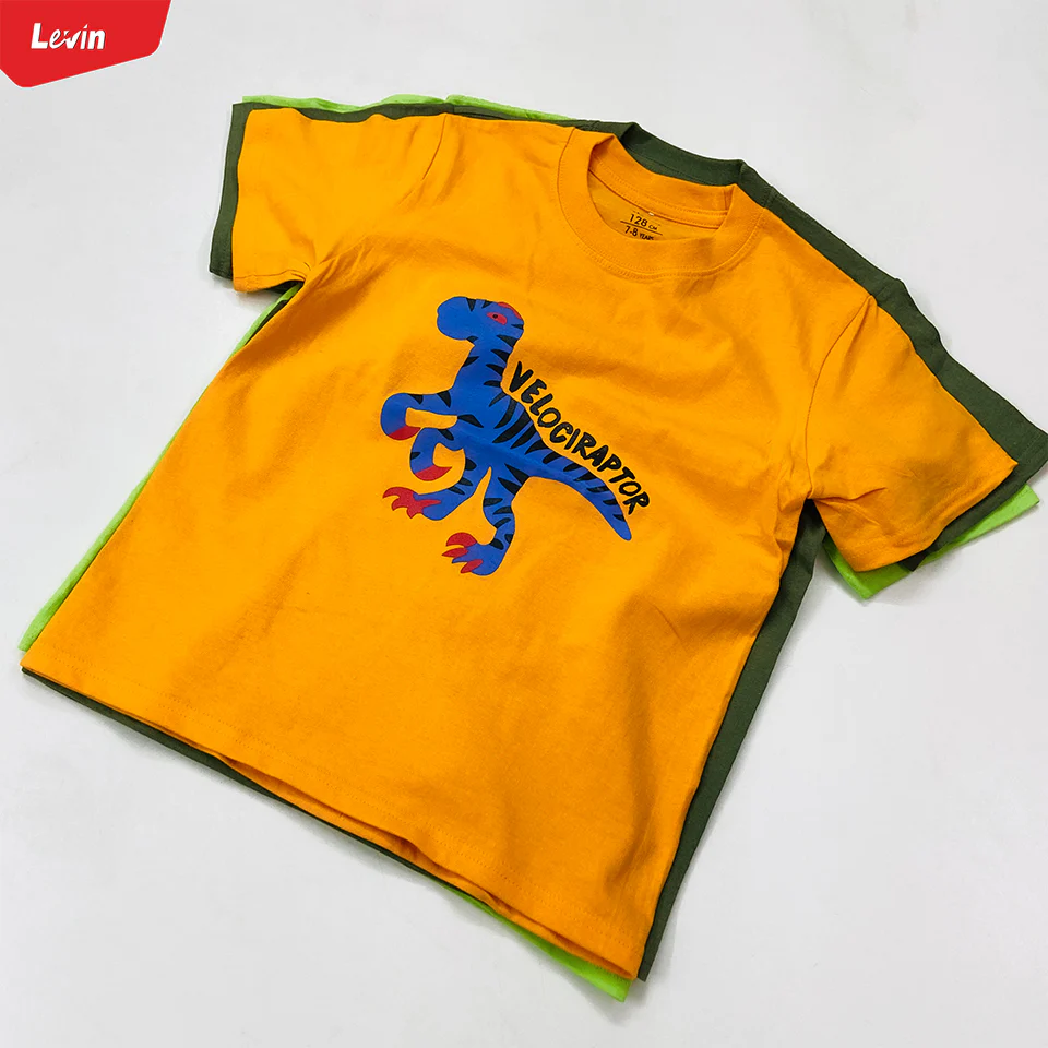 Boys Printed Short Sleeve Cotton T-shirt - Image 5