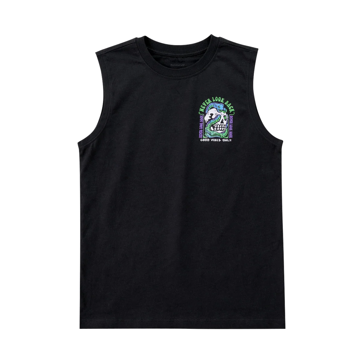 Boys Printed Sleeveless Soft Cotton & Breathable Summer Tank Top - Image 16