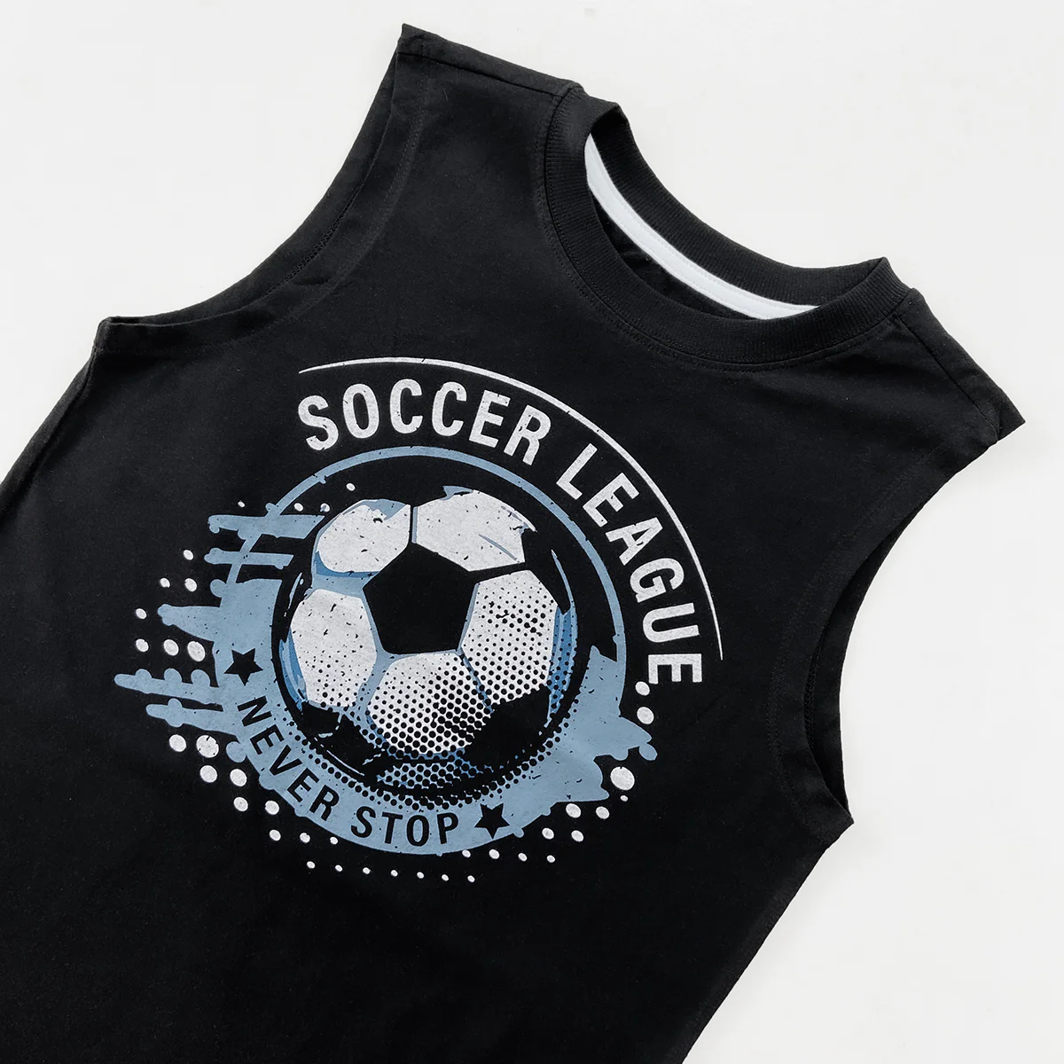 Boys Printed Sleeveless Soft Cotton & Breathable Summer Tank Top - Image 6