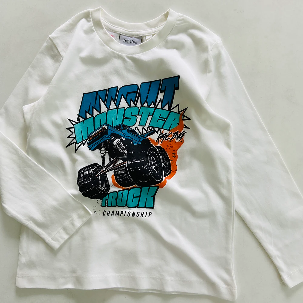 Boys Round Neck Cotton Full Sleeve T-shirt - Image 11