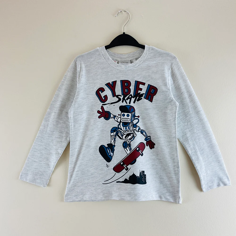 Boys Round Neck Cotton Full Sleeve T-shirt - Image 16