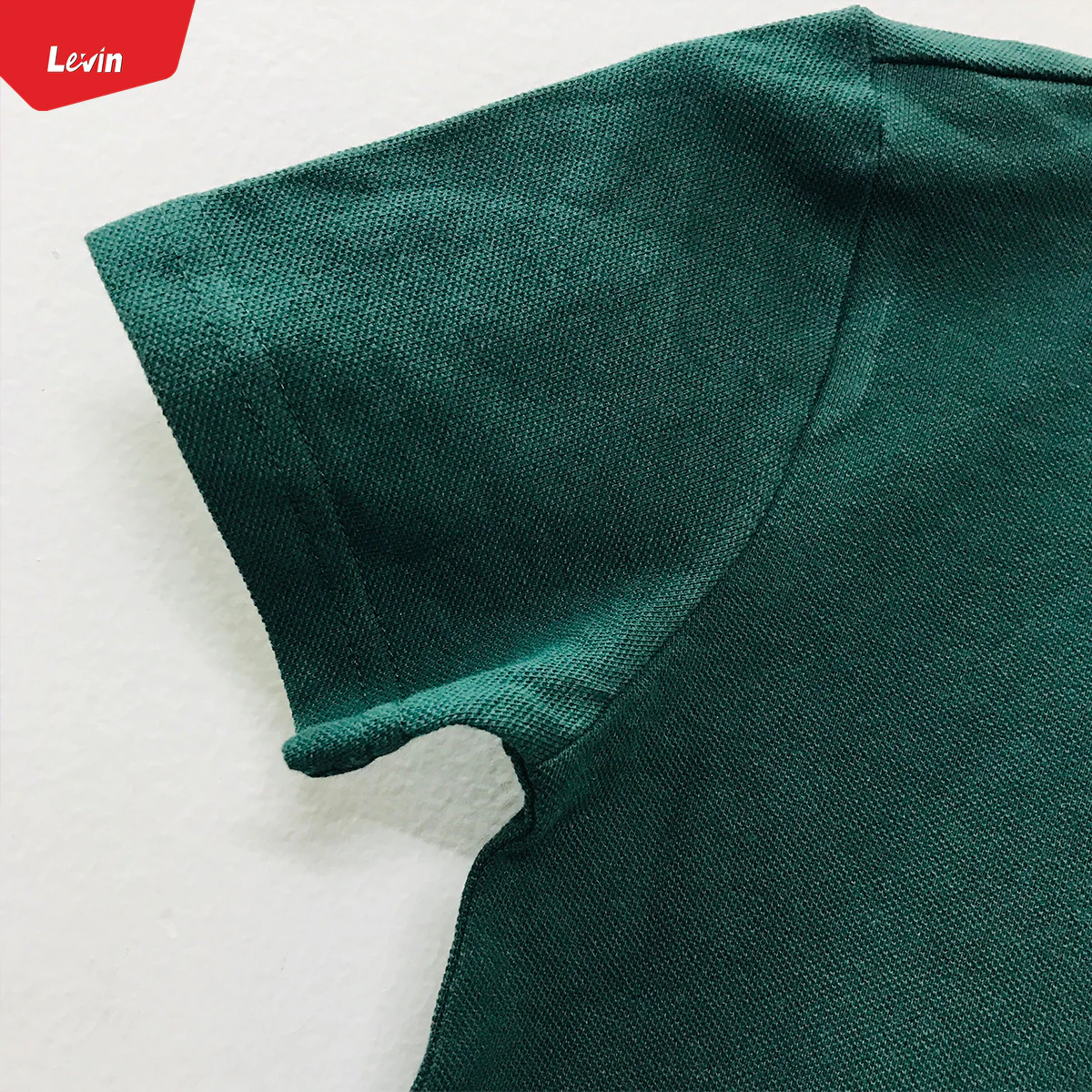 Boys Short Sleeve Basic Solid Organic Cotton Polo T-Shirt - Image 5