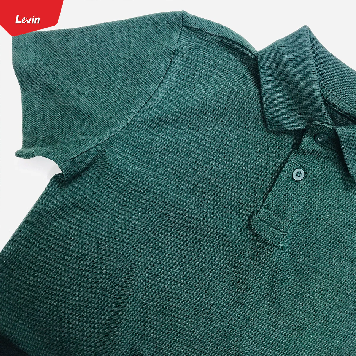 Boys Short Sleeve Basic Solid Organic Cotton Polo T-Shirt - Image 6