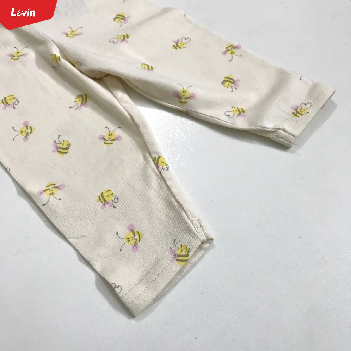 Cotton Stretch Solid Printed Leggings Baby Trouser Infant Pant - Image 6
