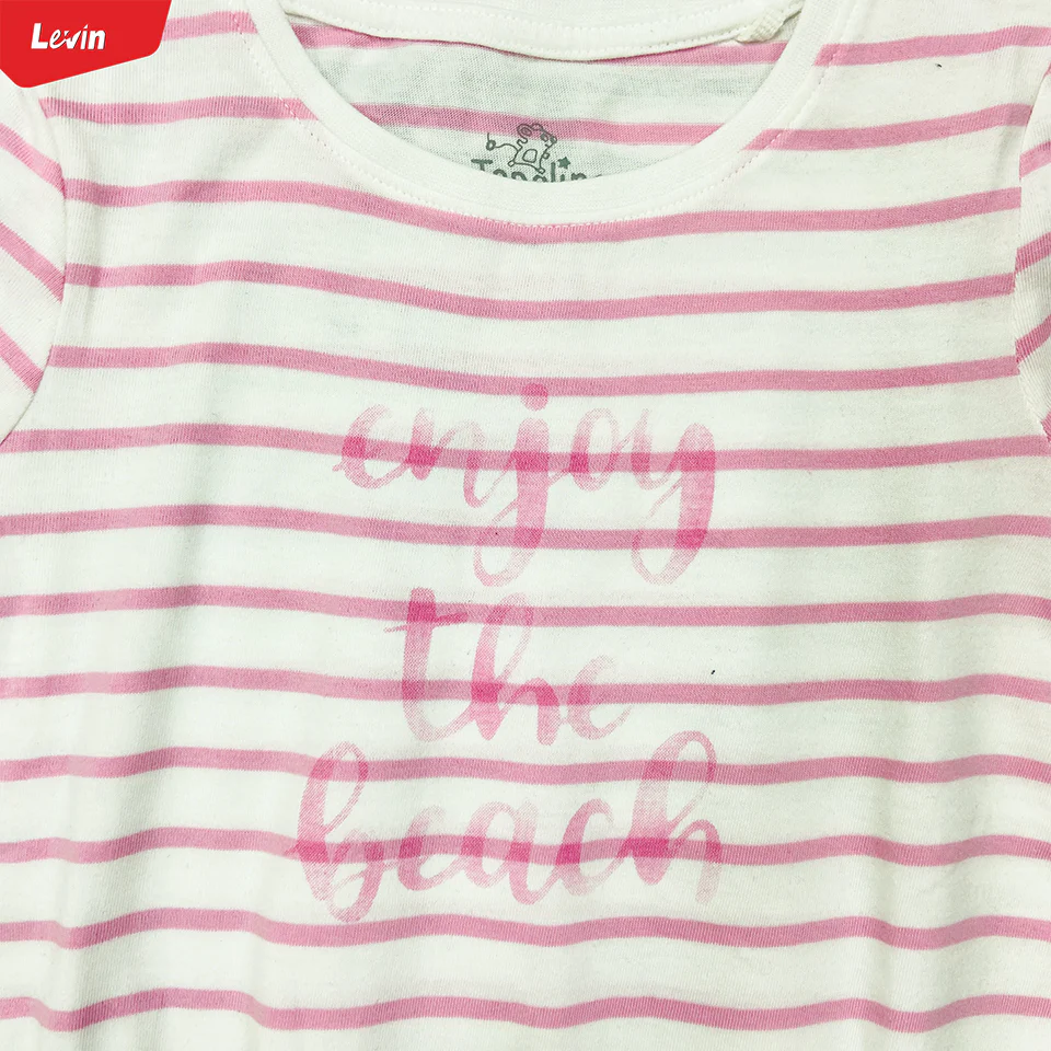 Girls Casual Short Sleeve Summer Ruffle Cotton T-shirt - Image 10
