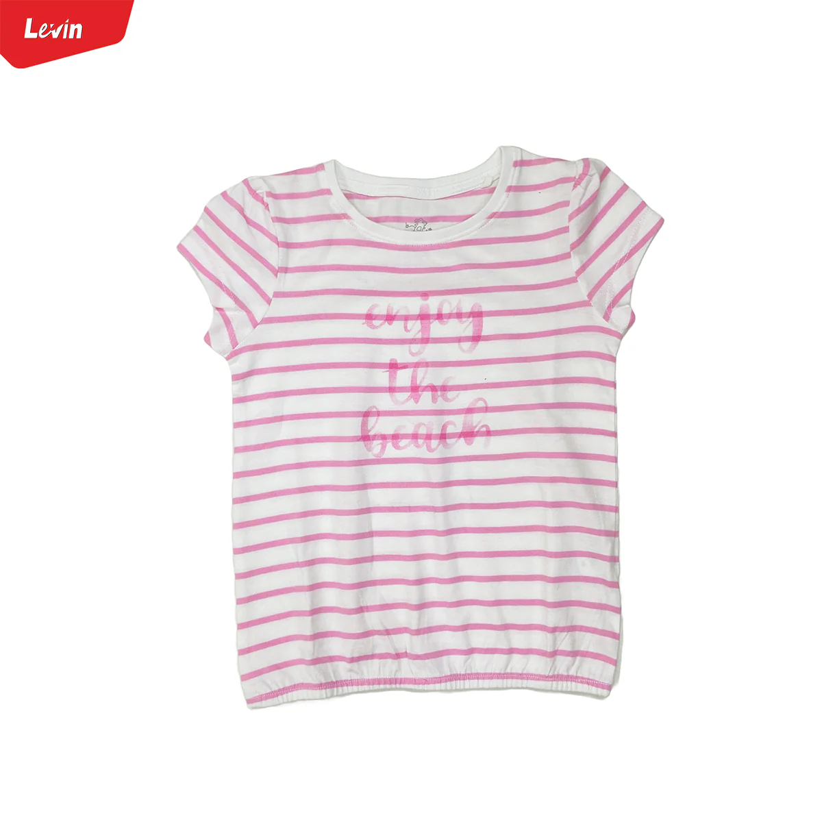 Girls Casual Short Sleeve Summer Ruffle Cotton T-shirt - Image 13