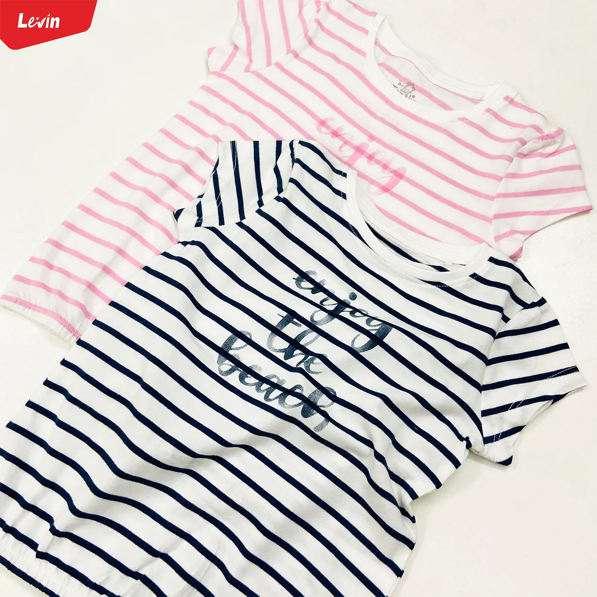 Girls Casual Short Sleeve Summer Ruffle Cotton T-shirt - Image 4