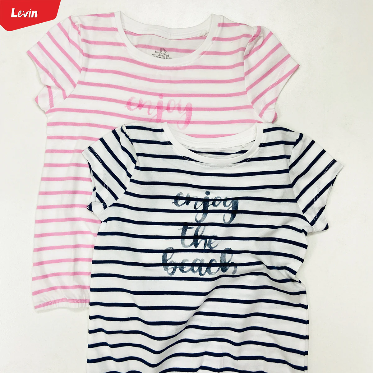 Girls Casual Short Sleeve Summer Ruffle Cotton T-shirt - Image 6