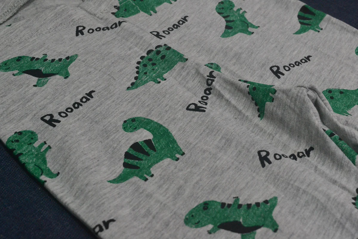 Girls Abstract Printed Elastic Waist Cotton Pajama Leggings - Image 4