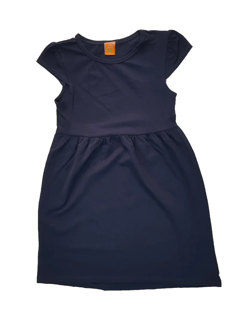 Girls Casual Short Sleeve Cotton Solid Multi Color Tunic Frock - Image 3