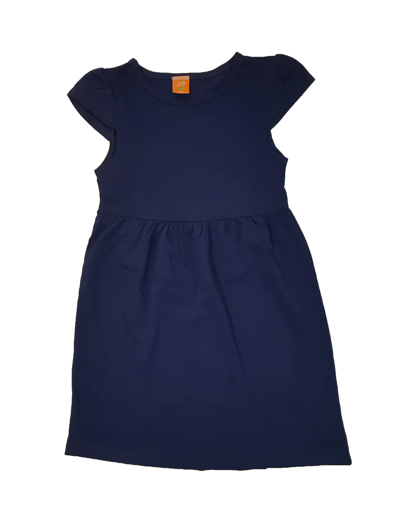 Girls Casual Short Sleeve Cotton Solid Multi Color Tunic Frock - Image 5