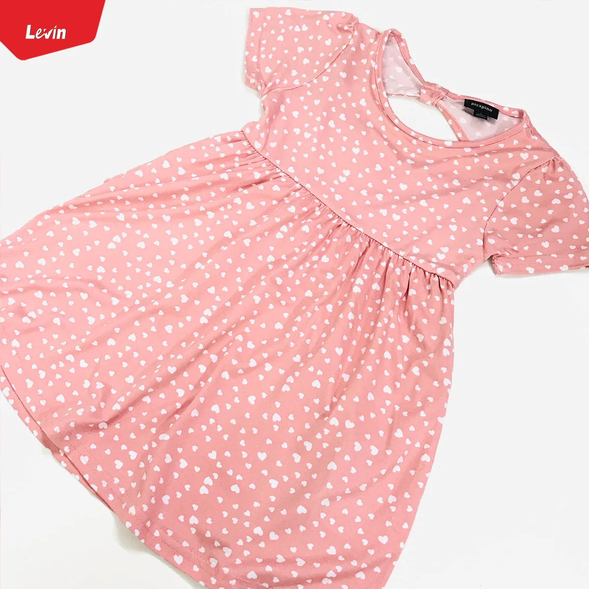 Girls Comfortable Printed Casual Short Sleeve Frock - Image 13