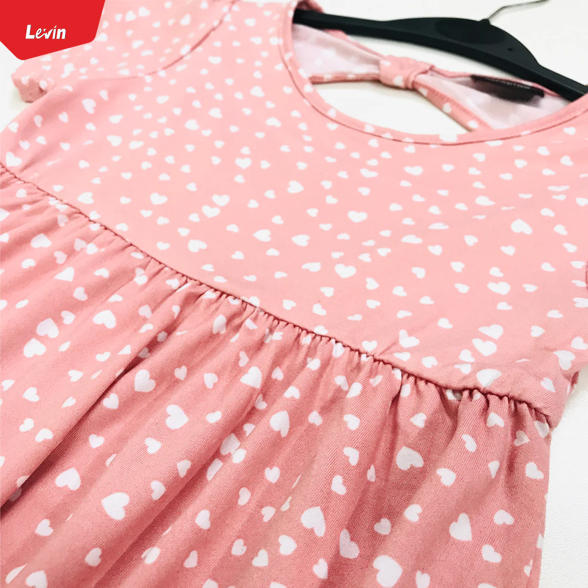 Girls Comfortable Printed Casual Short Sleeve Frock - Image 14