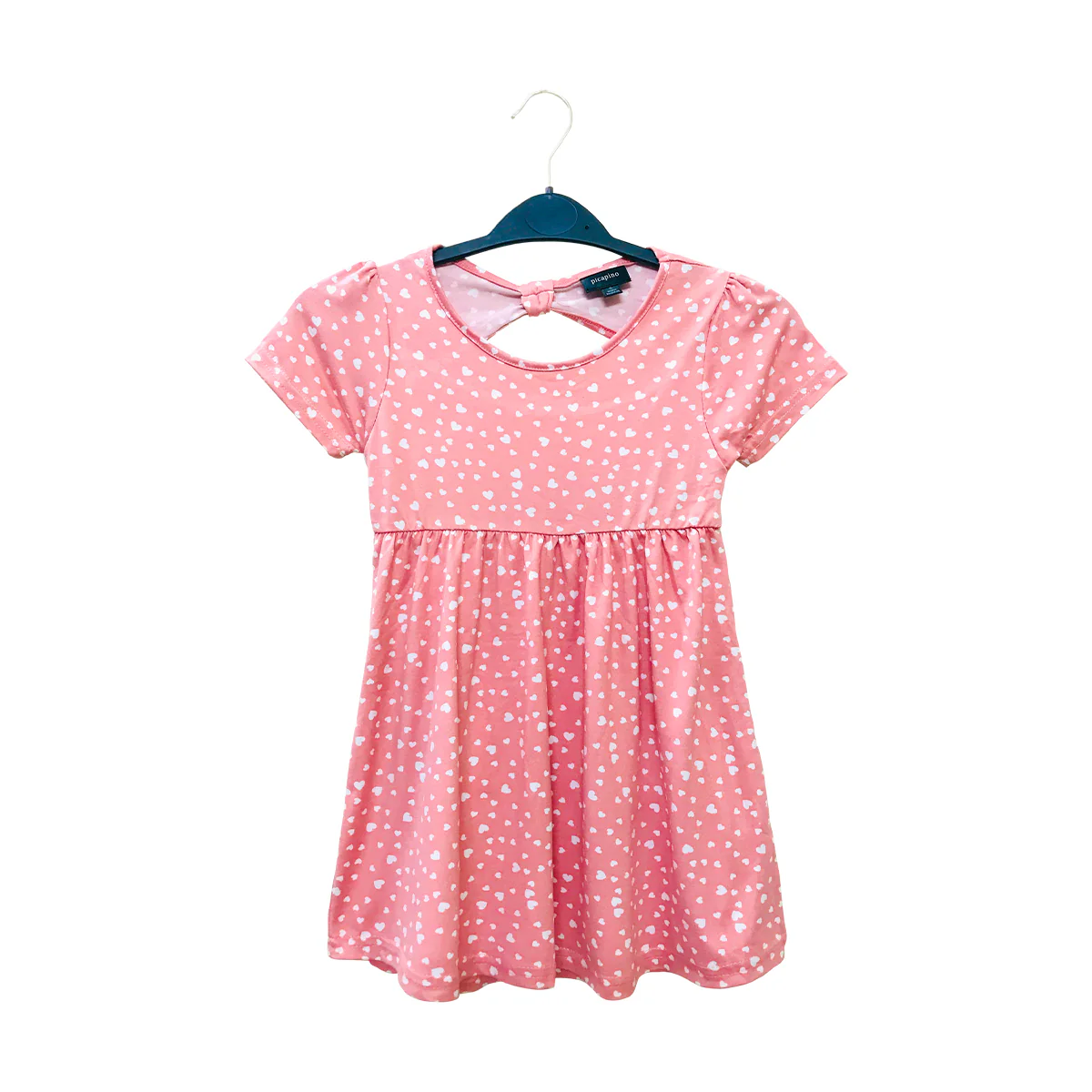 Girls Comfortable Printed Casual Short Sleeve Frock - Image 17