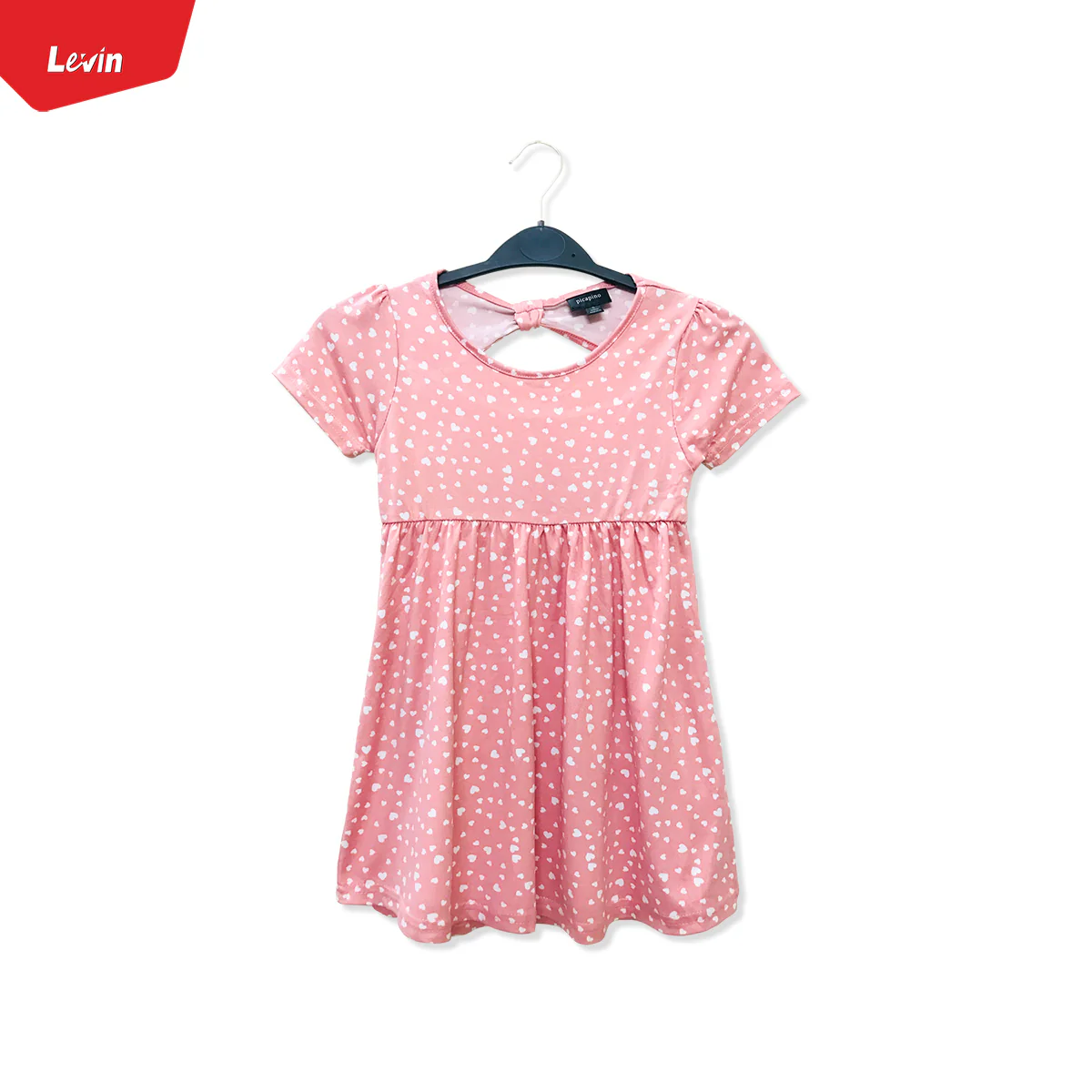 Girls Comfortable Printed Casual Short Sleeve Frock - Image 3