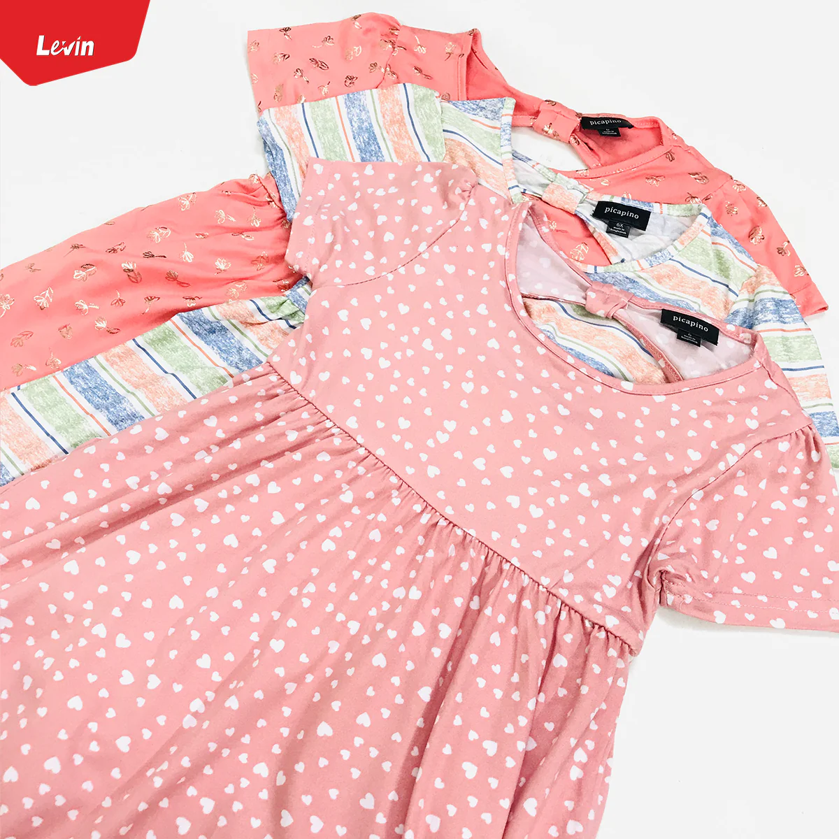 Girls Comfortable Printed Casual Short Sleeve Frock - Image 9