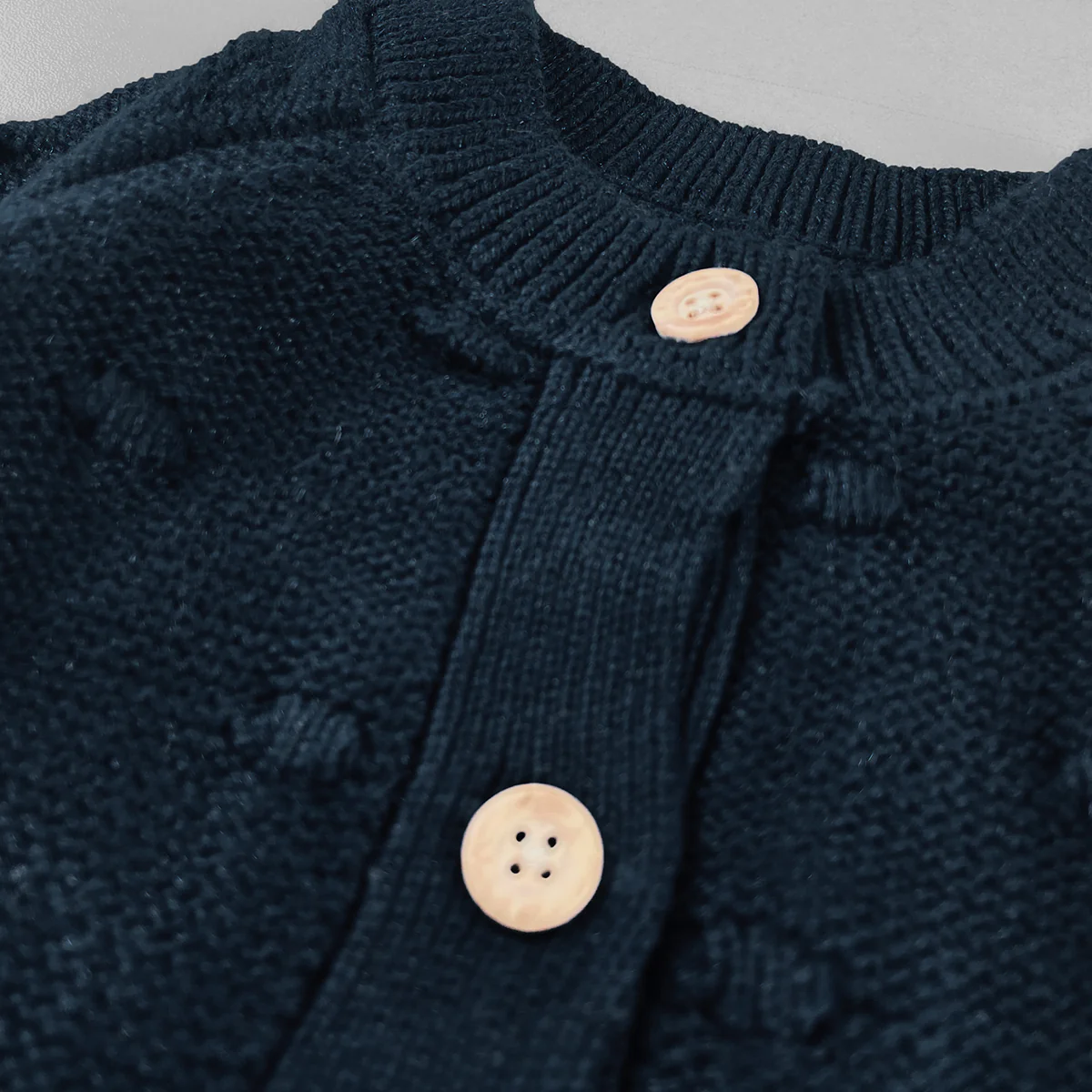 Girls Cotton Knitted Cardigan - Image 2