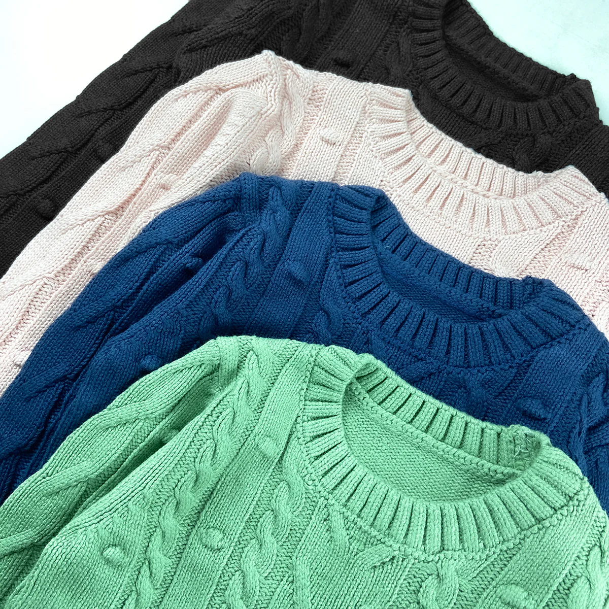 Kids Cotton Knitted Sweater - Image 2