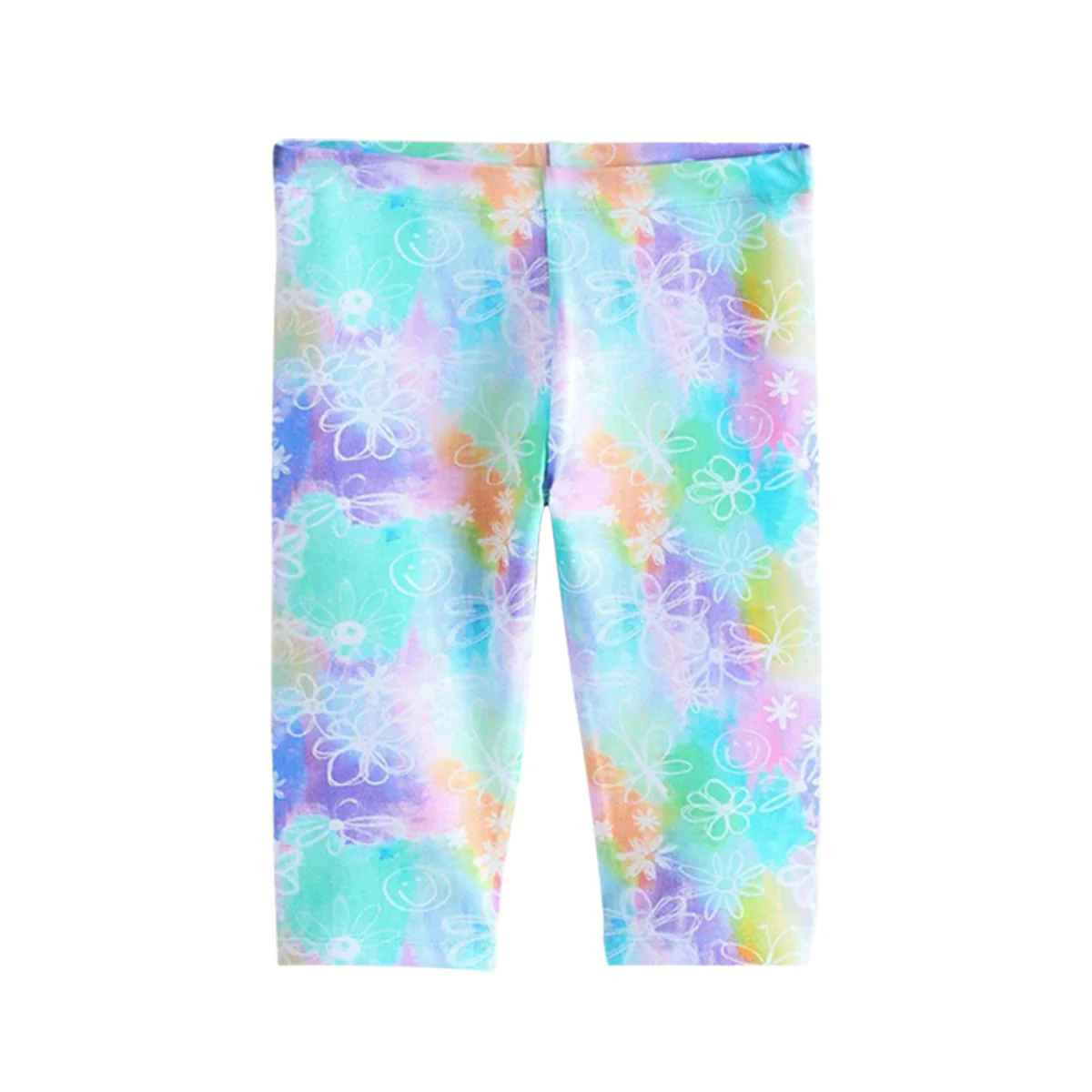Girls Cropped Premium Cotton Printed Leggings - Image 20